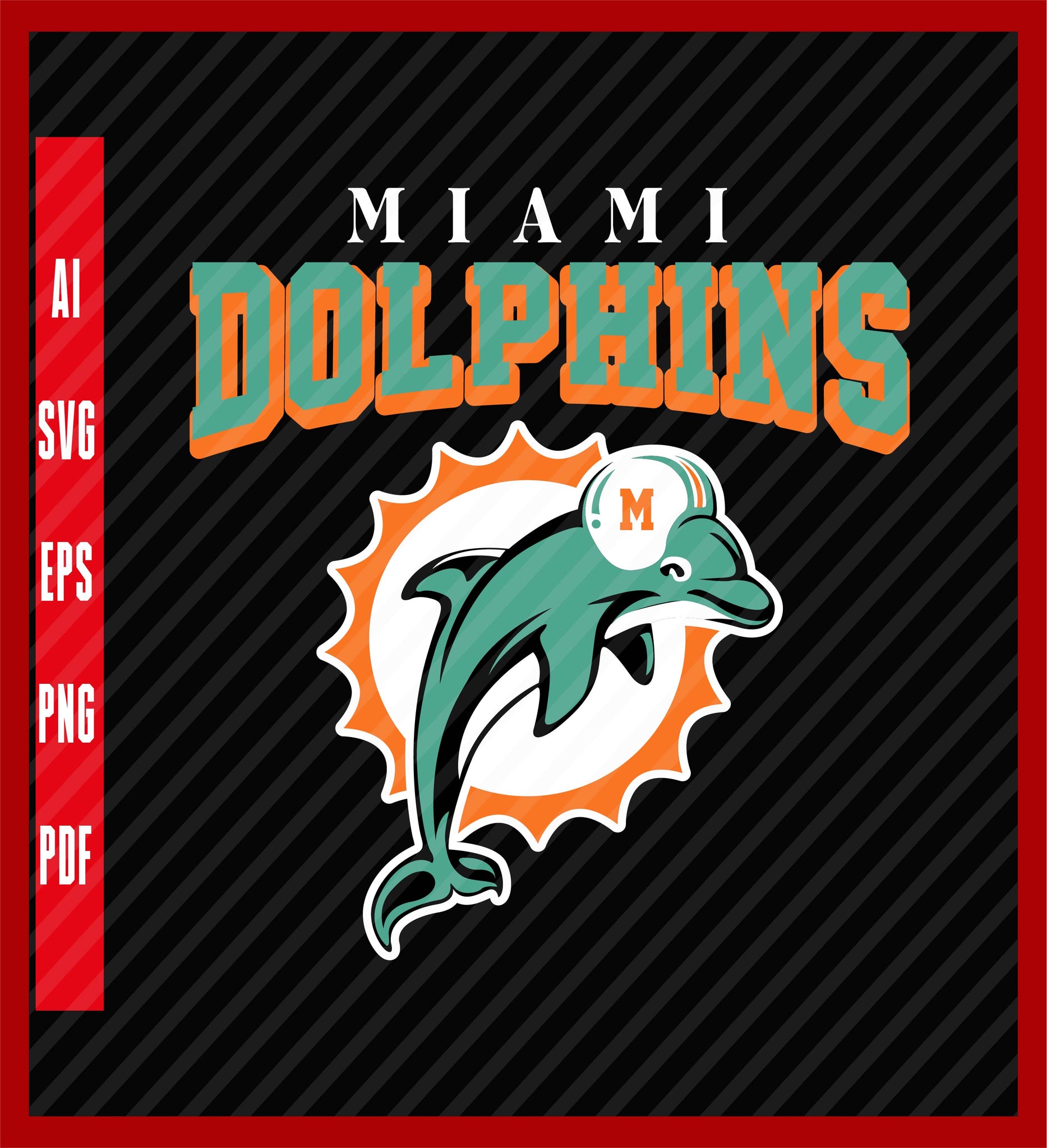 2023 NFL Team Apparel Toddler Miami Dolphins Poki Aqua Shirt