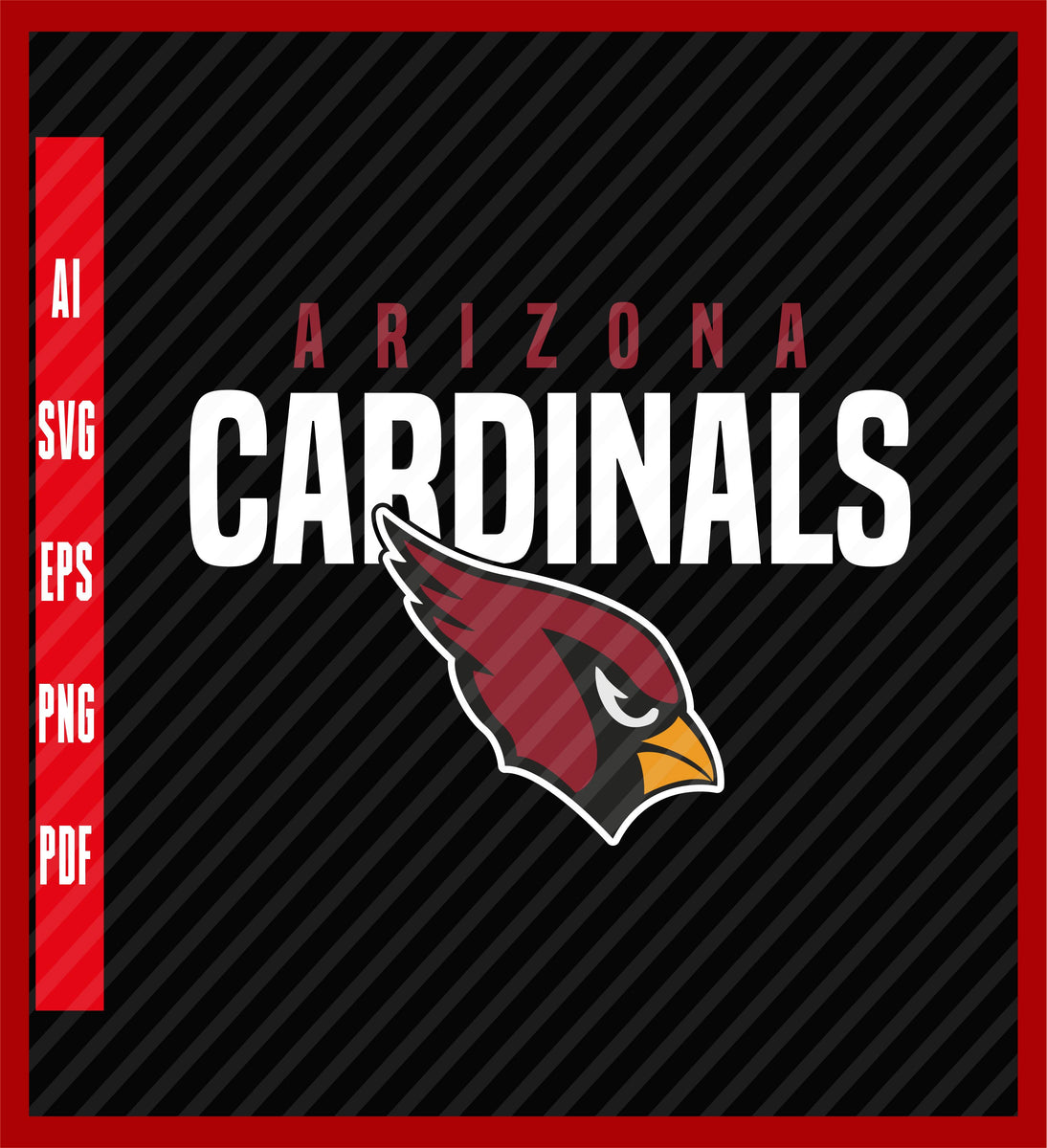 Arizona Cardinals Svg-Png Arizona Cardinals | creative design maker ...