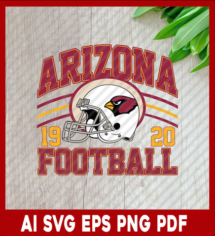 Arizona Football 1920, NFL, Game Day, Sport Lover T-Shirt Design Eps, Ai, Png, Svg and Pdf Printable Files