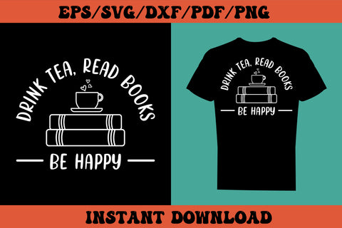 Book Lovers T-shirt Bookish T-shirt SVG Crafts Design File for T-shirt Cricut Digital Download