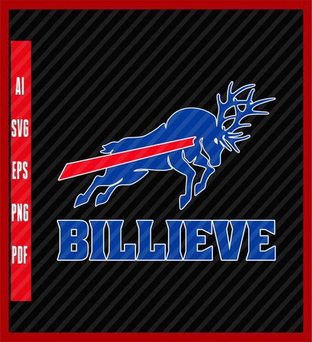 Buffalo Bills Reindeer Christmas Football T Shirt, Svg File for cricut, Nfl Svg