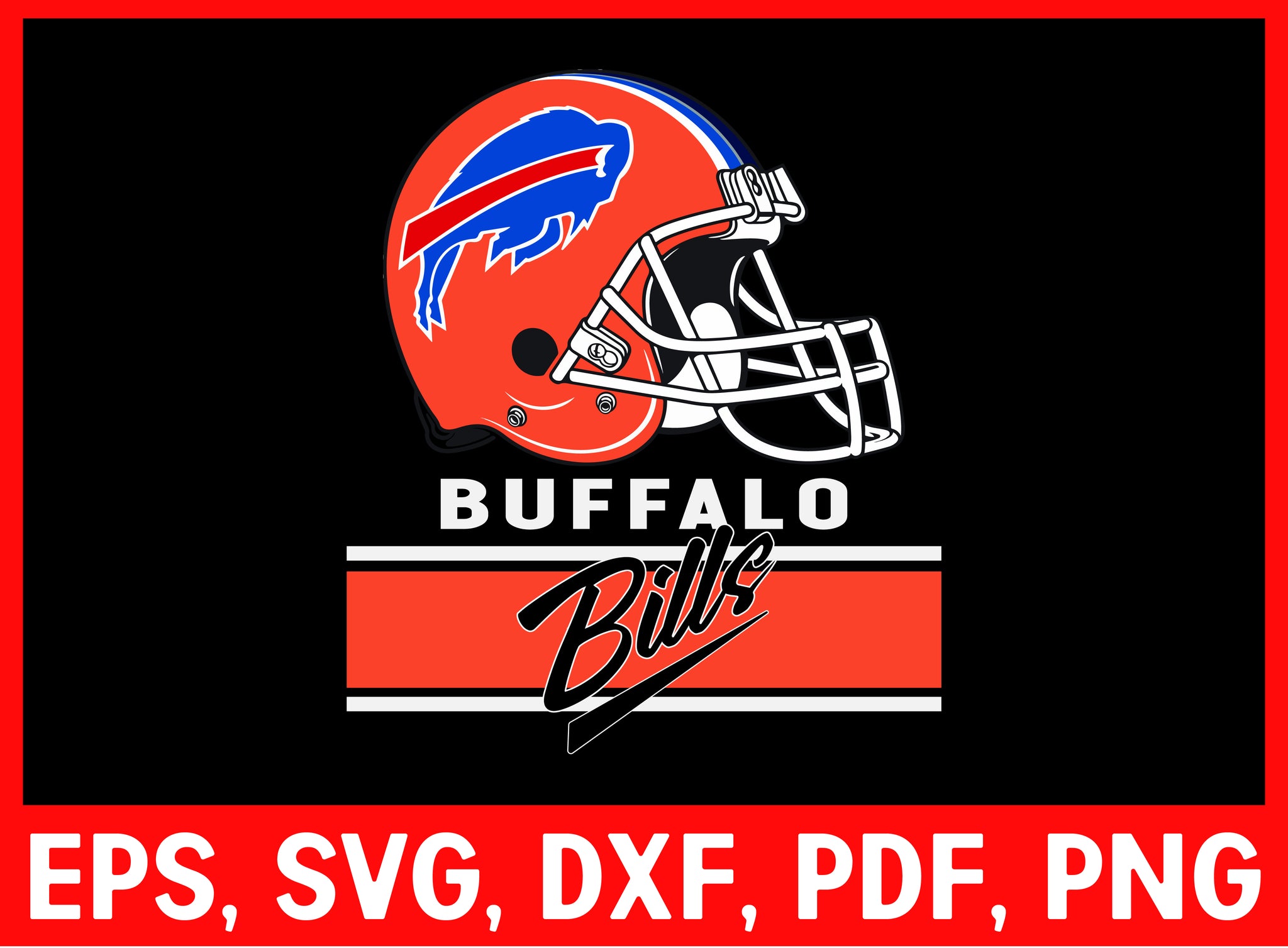 Buffalo Bills Svg, Buffalo Bills NFL Svg, NFL Teams Svg, Sport Svg, Instant download, Svg File for cricut, Nfl Svg