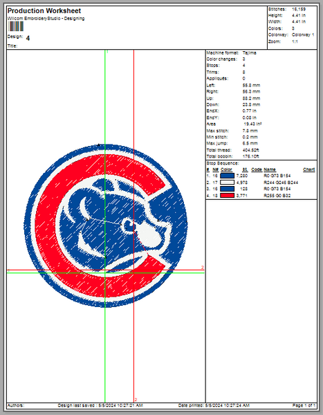 Chicago Cubs Embroidery, Mlb Embroidery, Machine Embroidery, 4 File sizes- Instant Download