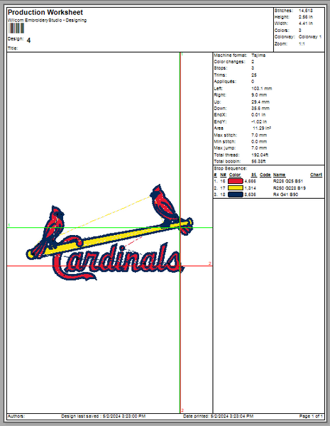 &nbsp;St. Louis Cardinals Logo Mlb Embroidery, Machine Embroidery, Baseball Embroidery, Machine Embroidery Design, 4 File sizes- Instant Download