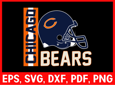 Chicago Bears Bundle Svg, Chicago Bears Svg, Chicago Bears Logo Svg, NFC Teams Svg, NFL Svg, Bundle Svg