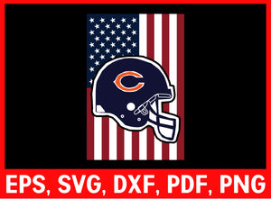 Chicago Bears Svg, Bears Svg, Chicago Bears Logo, Bears Clipart, Football SVG , Svg File for cricut, Nfl SVG Cricut Digital Download