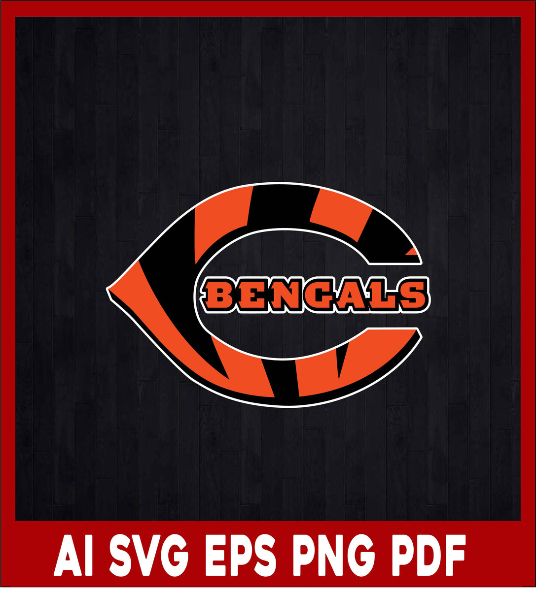 Cincinnati Bengals Svg, Bengals Svg, Cincinnati Bengals Logo, Bengals ...