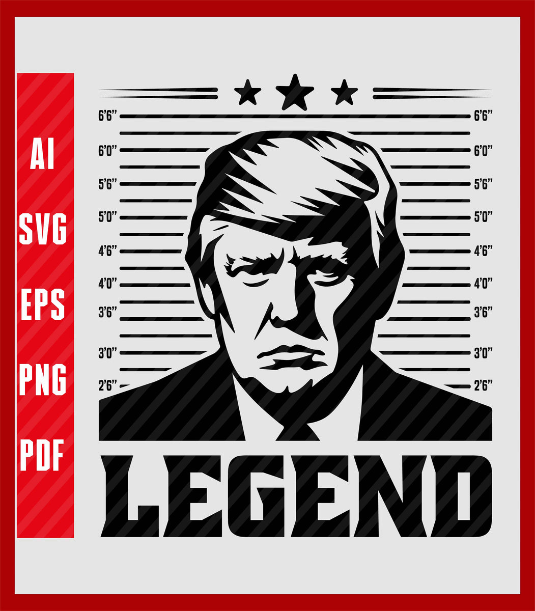 Donald Trump Mugshot Legend Shirt,Free Trump Shirt,President Trump Tsh ...