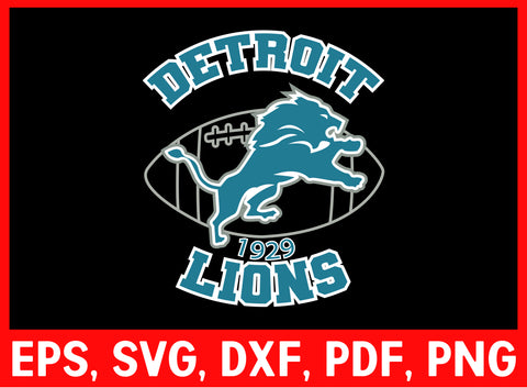 Detroit Lions for Life SVG File for Cricut Maker and Silhouette Cameo Digital Download