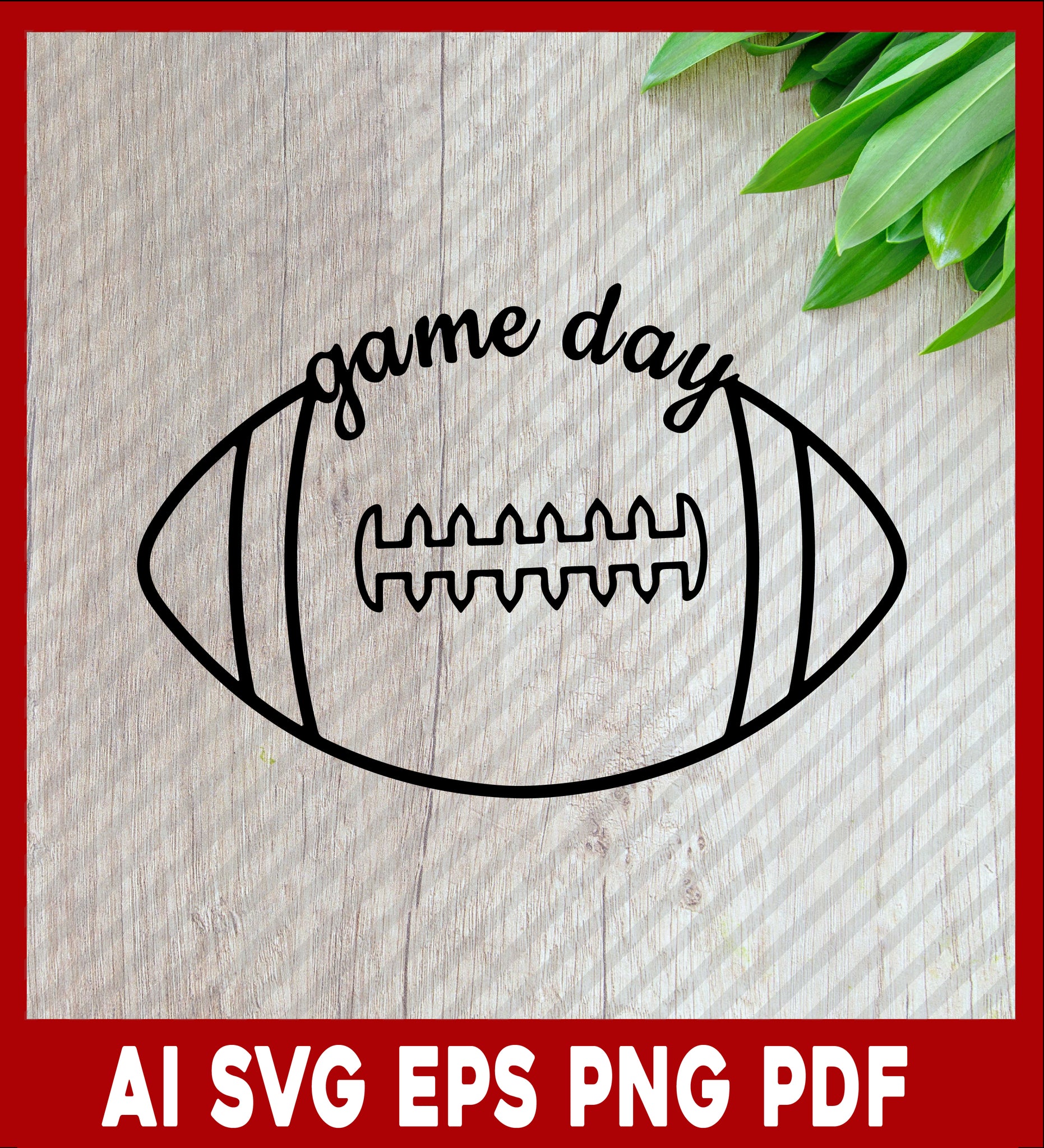 Game Day, Sport Lover T-Shirt Design Eps, Ai, Png, Svg and Pdf Printable Files