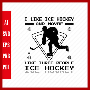 I'm a Ice Hockey Bad Just Like a Normal Dad Except More Awesome Ice Hockey Lover T-Shirt Design Eps, Ai, Png, Svg and Pdf Printable Files