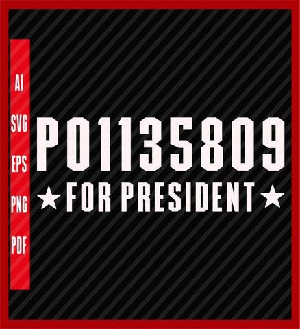 Men's Trump for President Political T-shirt P01135809 Trump arrest number Tee shirt Mugshot DJT election tee, Political T-Shirt Design Eps, Ai, Png, Svg and Pdf Printable Files