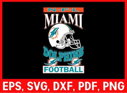 Miami Dolphins Svg, Dolphins Svg, Miami Dolphins Logo, Dolphins Clipart, Football SVG, Svg File for cricut, Nfl Svg, Svg File for cricut, Nfl Svg