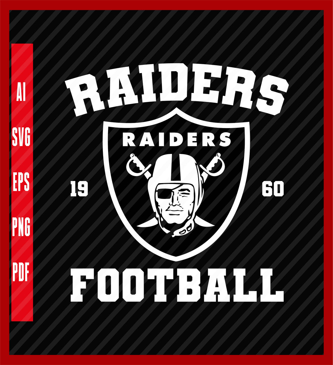 Raiders Logo T Shirt Silhouette NFL SVG | creative design maker ...