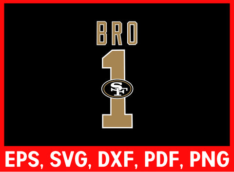 San Francisco 49ers Logo Silhouette NFL SVG Cut File for Cricut Digital Download