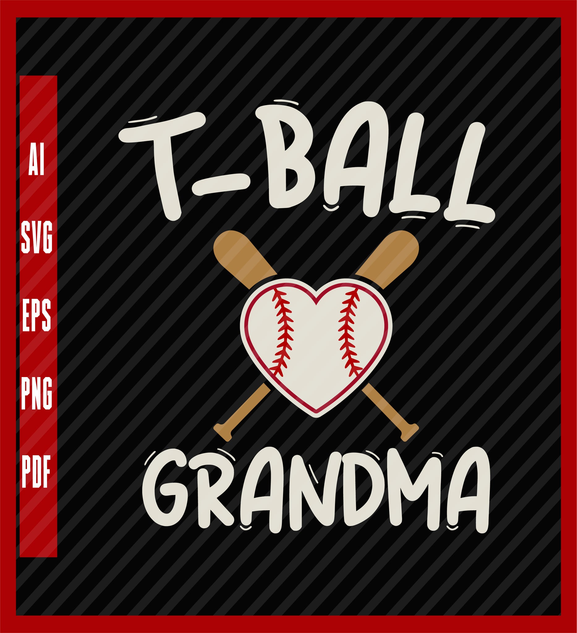 T-Ball Shirt, Cute Baseball Grandma Gift, T-Ball Grandma, Baseball Gam –  Creativedesignmaker