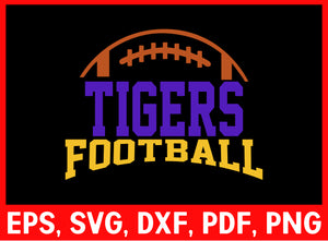 Tigers footbaall nfl svg, american svg , football svg, Svg File for cricut, Nfl Svg