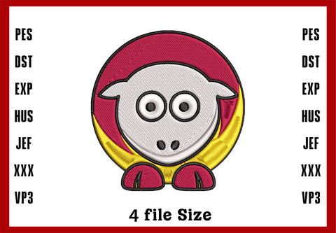Kansas City Chiefs Mascot Embroidery, Kansas City Chiefs Embroidery, NFL football embroidery, Machine Embroidery Design, 4 File sizes- Instant Download & PDF File