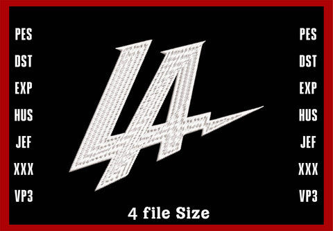 Los Angeles Chargers Logo Embroidery, NFL football embroidery, Machine Embroidery Design, 4 File sizes- Instant Download & PDF File