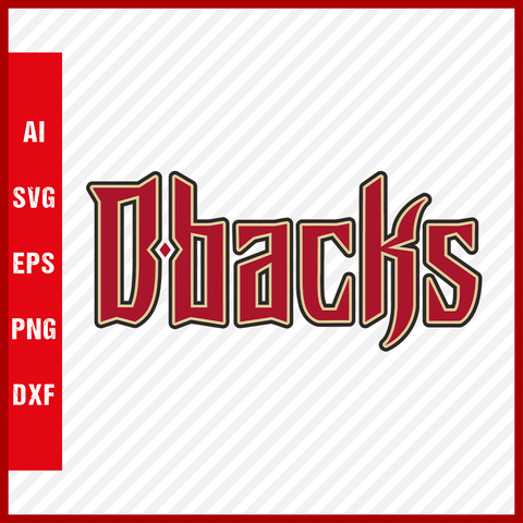 Arizona Diamondbacks MLB Logo svg Baseball Cut Files Clipart