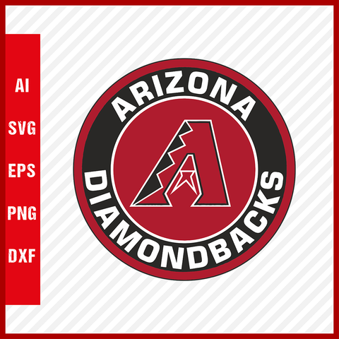 Arizona Diamondbacks MLB Logo svg Baseball Cut Files Clipart