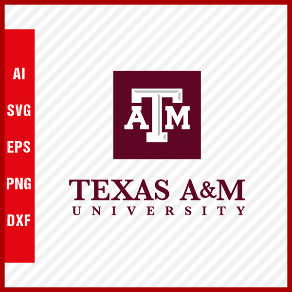 Texas A&M Aggies NCAA SVG, PNG, DXF - Movie Design Bundles