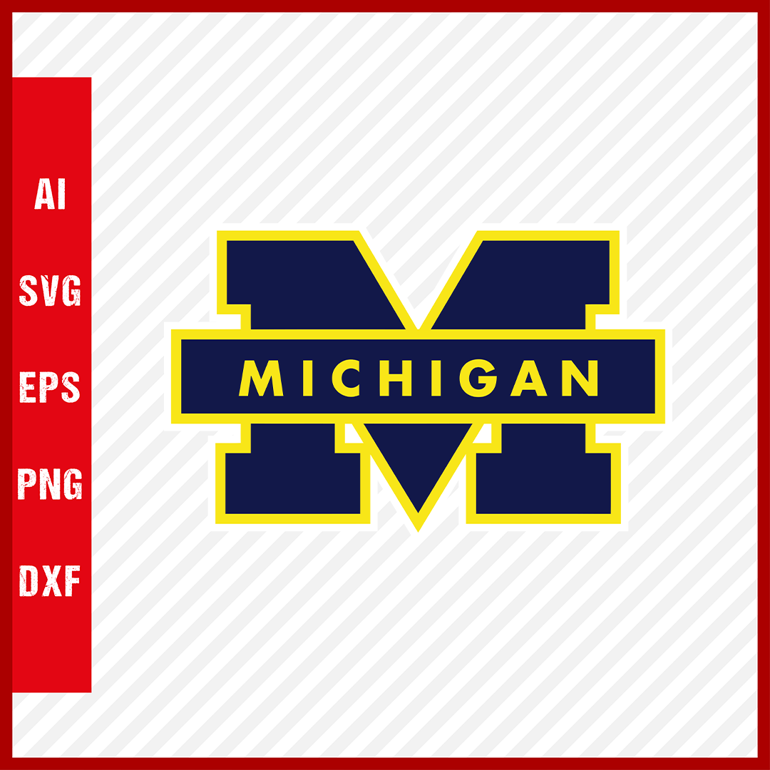 Michigan Wolverines Logo svg NCAA National Collegiate Athletic Association Team Clipart