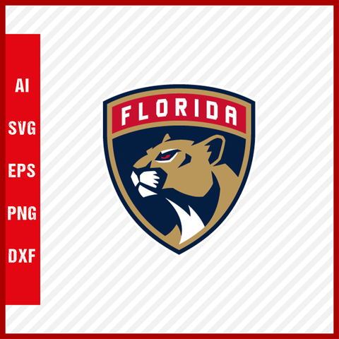 Florida Panthers Svg Logo NHL National Hockey League Team Svg Clipart