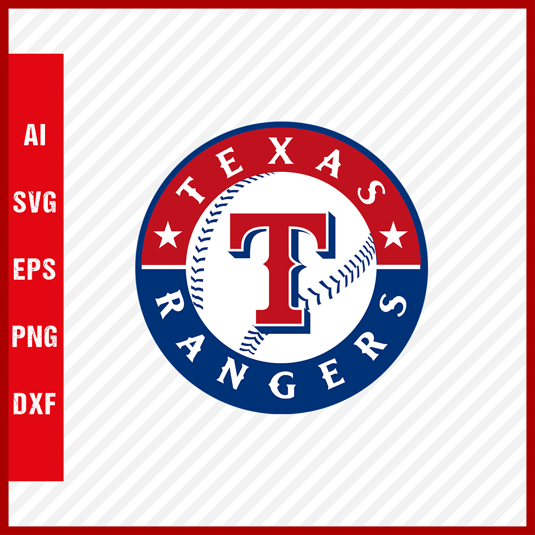 Texas Rangers Logo MLB Svg Cut Files Baseball Clipart – Creativedesignmaker