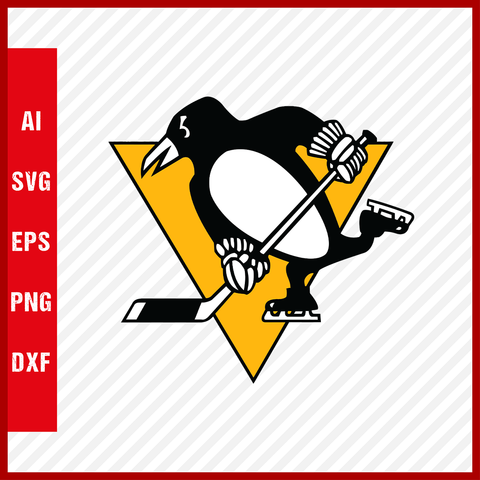 Pittsburgh Penguins Logo Svg NHL National Hockey League Team Svg Clipart