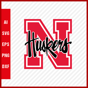 Nebraska Cornhuskers Logo svg NCAA National Collegiate Athletic Association Team Clipart