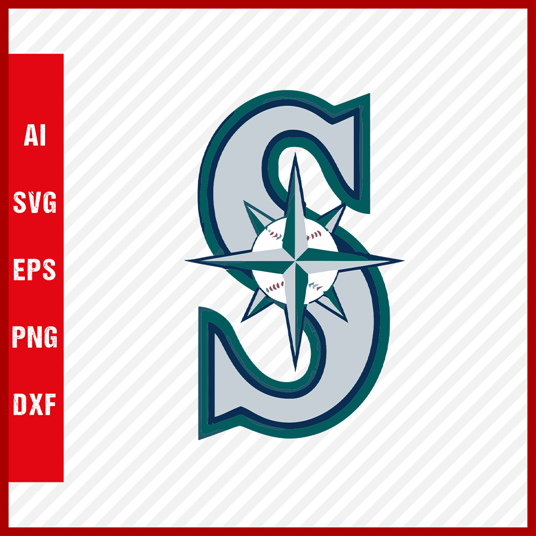 Seattle Mariners Logo MLB Svg Cut Files Baseball Clipart ...
