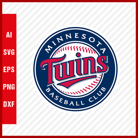 Minnesota Twins Logo MLB Svg Cut Files Baseball Clipart