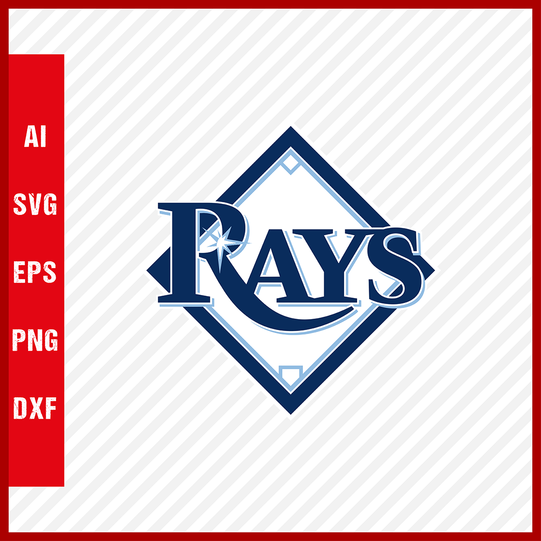 Tampa Bay Rays Logo MLB Svg Cut Files Baseball Clipart ...