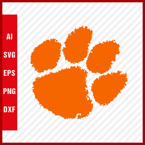 Clemson Tigers Logo svg NCAA National Collegiate Athletic Association Team Clipart