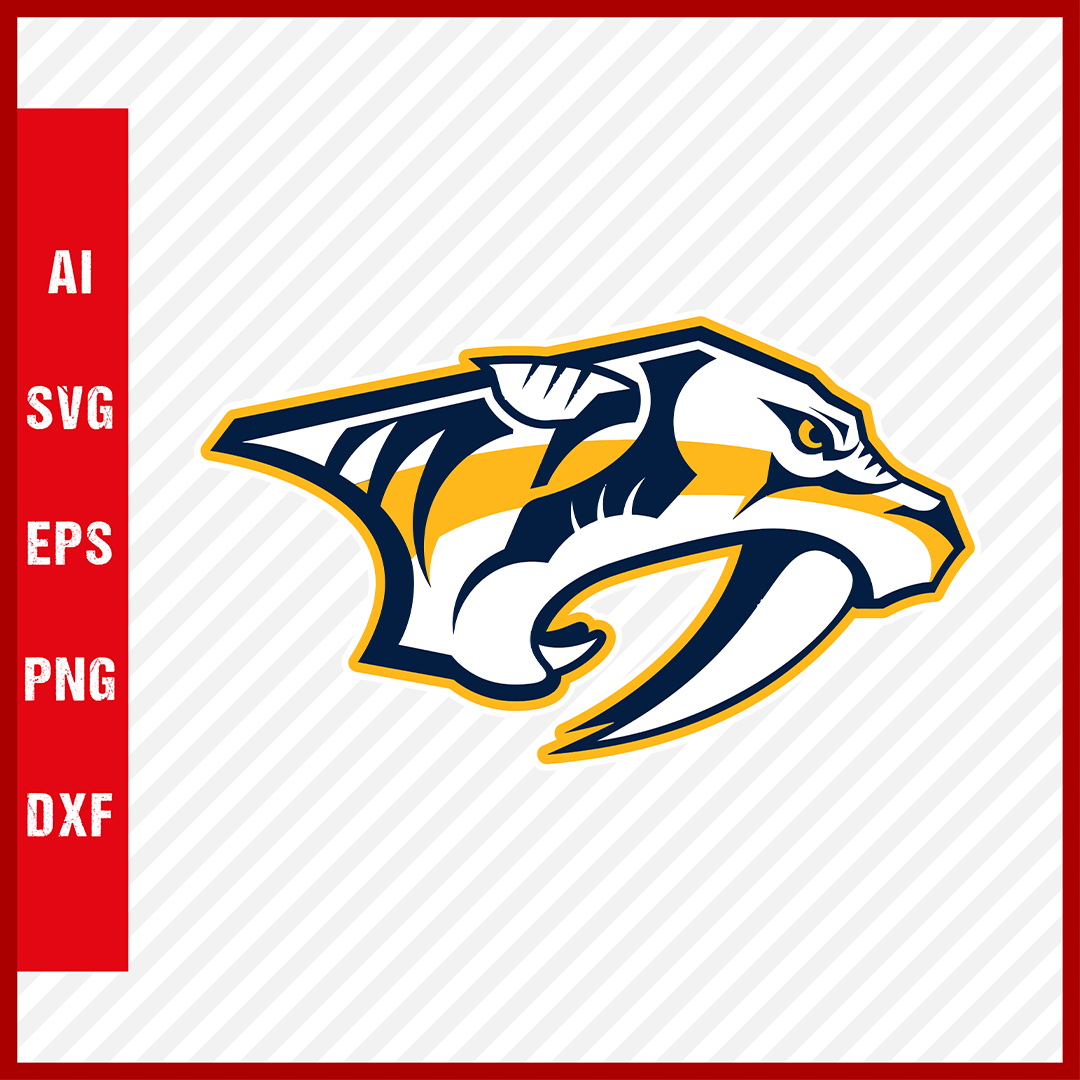 Nashville Predators Logo Svg NHL National Hockey League Team Svg Clipart