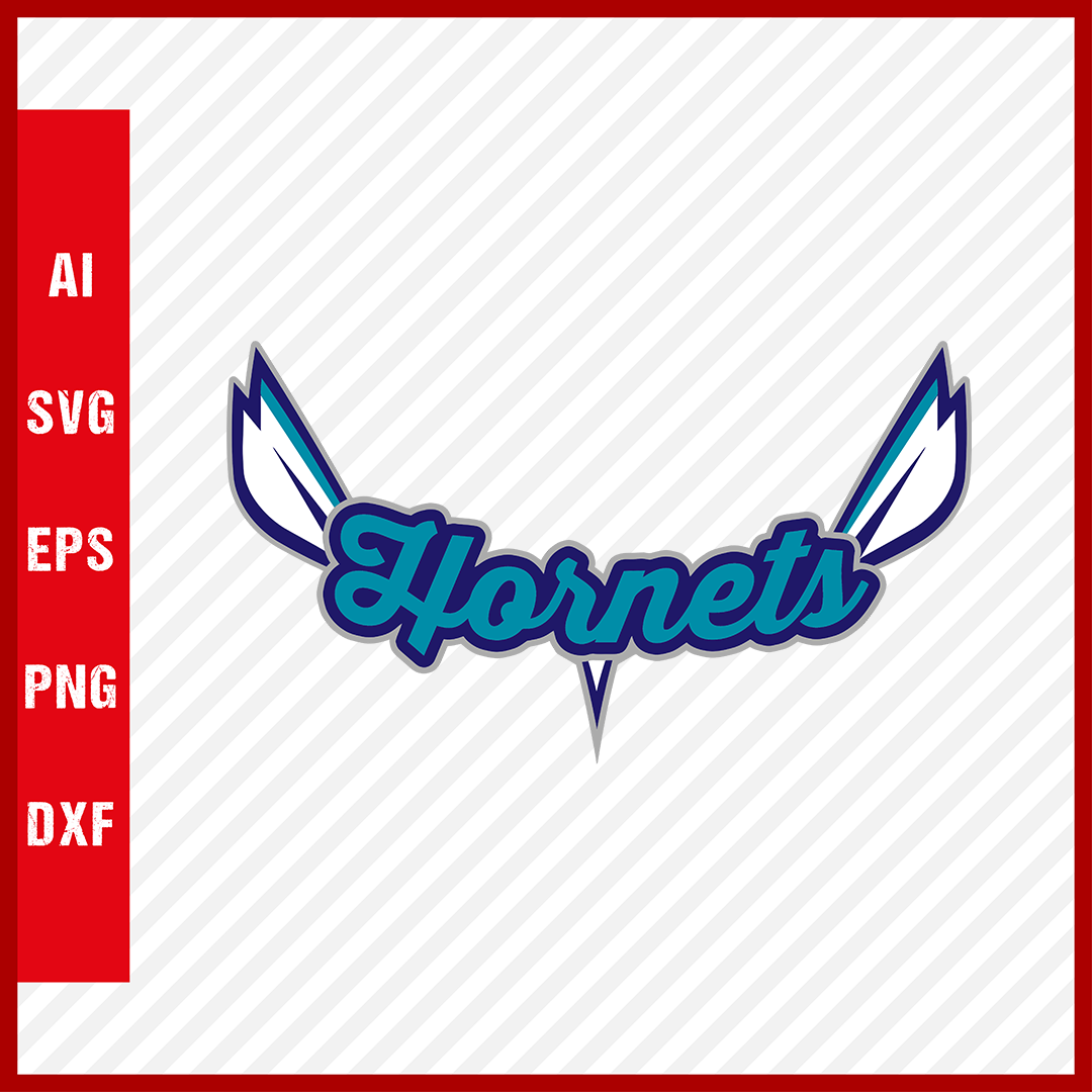 NBA Charlotte Hornets Logo Team Svg Cut Files Basketball Clipart