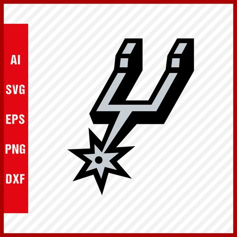 NBA San Antonio Spurs Logo Svg Cut Files Basketball Clipart