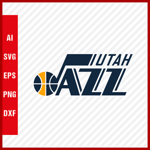 NBA Utah Jazz Logo Svg Cut Files Basketball Clipart