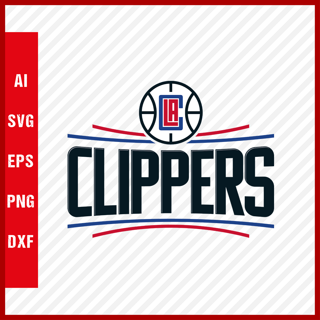 NBA Los Angeles Clippers Logo Svg Cut Files Basketball Clipart