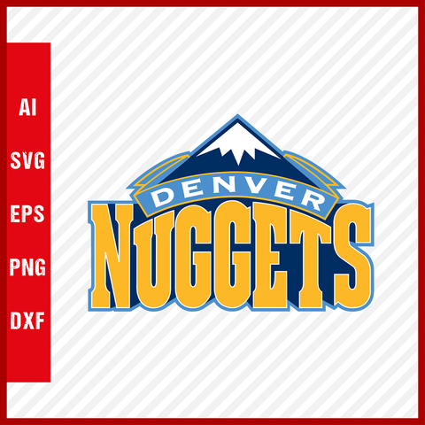 NBA Denver Nuggets Logo Svg Cut Files Basketball Clipart