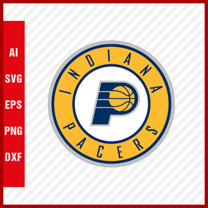 NBA Indiana Pacers Logo Svg Cut Files Basketball Clipart