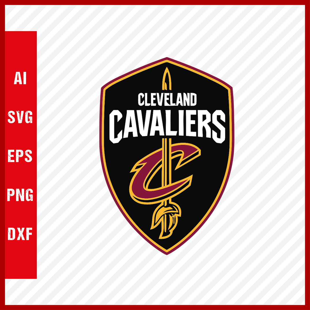 Cleveland Cavaliers Logo NBA Svg Cut Files Basketball Clipart