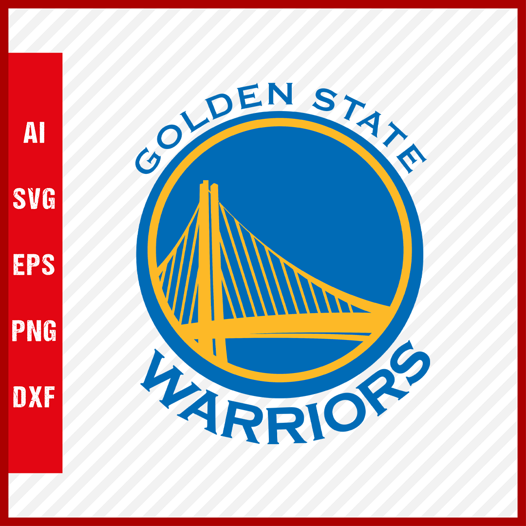 NBA Golden State Warriors Team Logo Svg Cut Files Basketball Clipart