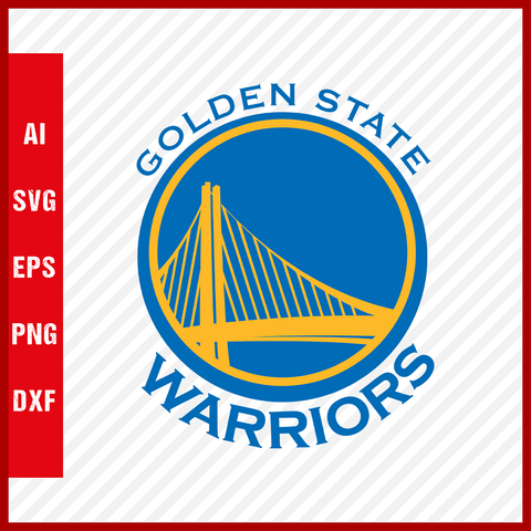 NBA Golden State Warriors Team Logo Svg Cut Files Basketball Clipart