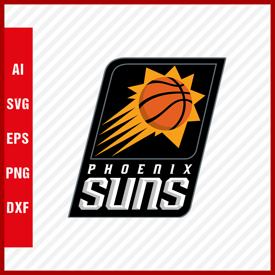 NBA Phoenix Suns Logo Svg Cut Files Basketball Clipart