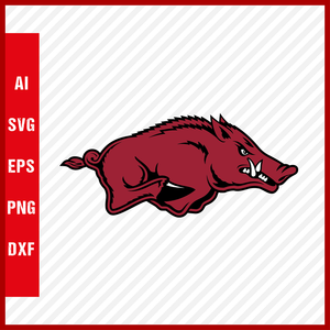 Arkansas Razorbacks Logo svg NCAA National Collegiate Athletic Association Team Clipart