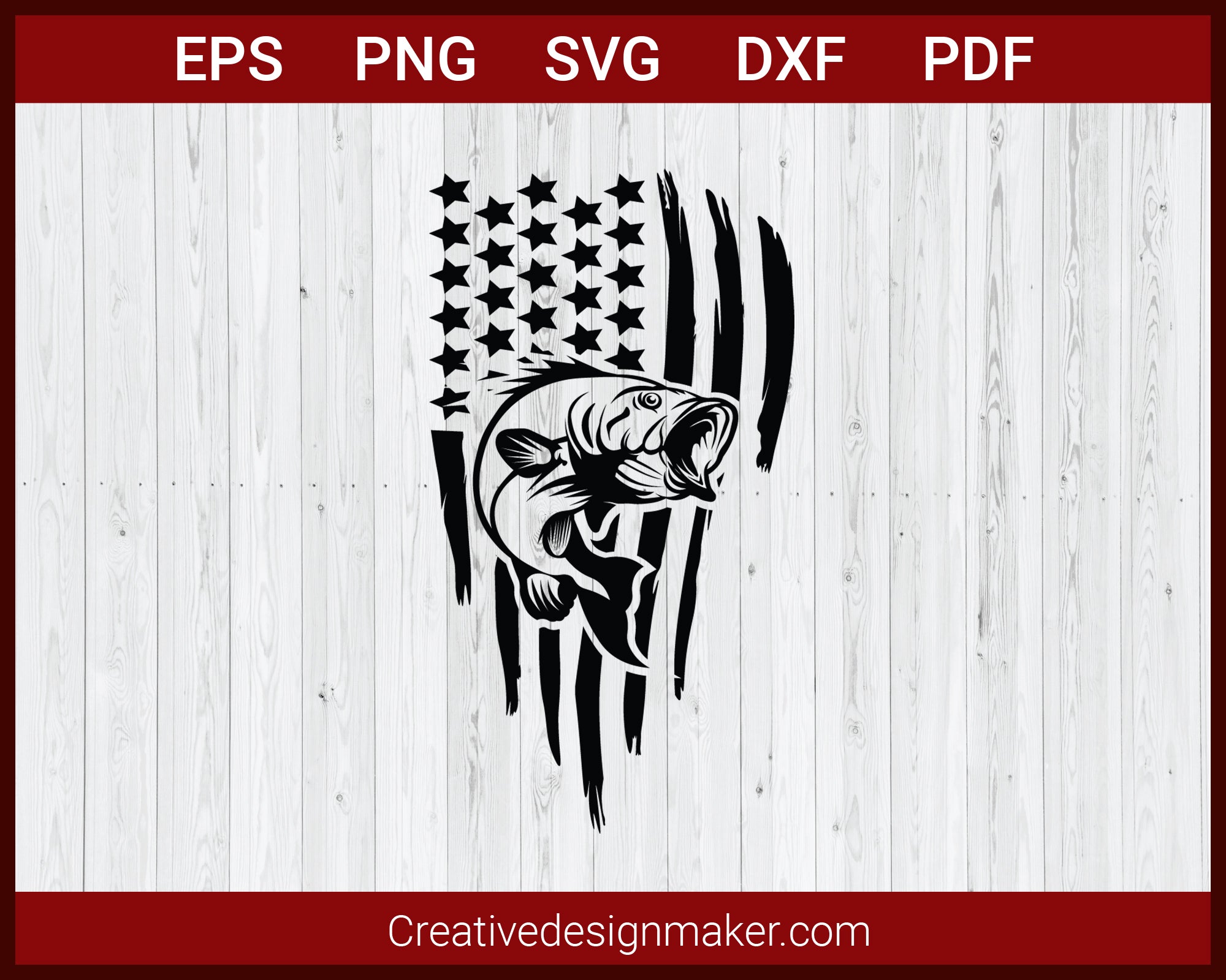 fishing-distressed-usa-flag-svg-cut-file-for-cricut-silhouette-eps-png-creativedesignmaker for American Flag Printable Pdf Free Fishing Distressed USA Flag SVG Cut File For Cricut Silhouette eps png – Creativedesignmaker for American Flag Printable Pdf Free