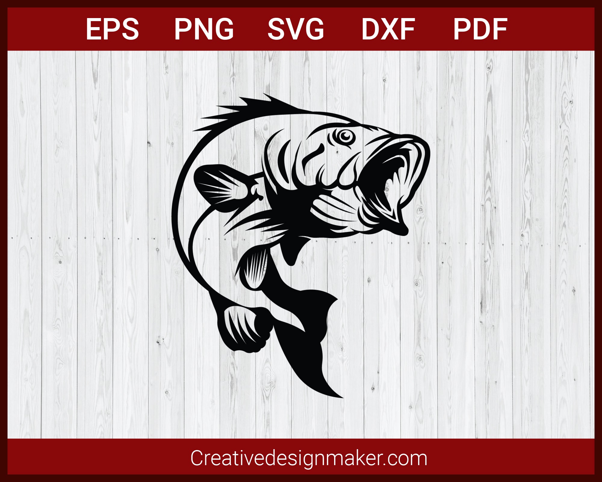 Fishing Hook, US Fishing Hunting Flag svg Cut File For Cricut Silhouette  eps png dxf Printable Files