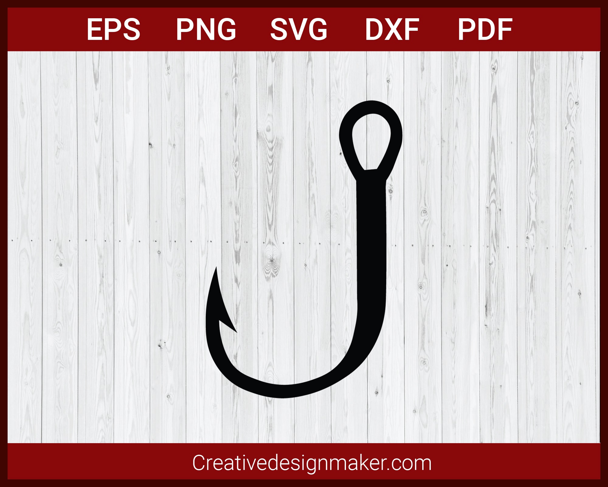 circle fish hook svg Fishing Fish Hook SVG Cricut Silhouette DXF PNG EPS Cut File – Creativedesignmaker